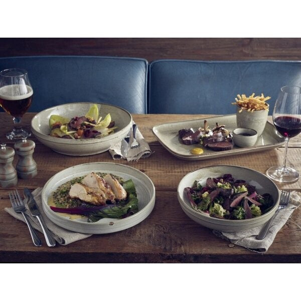 Terra Porcelain Coupe Bowl 27.5cm x 6.5cm (Box Of 6)