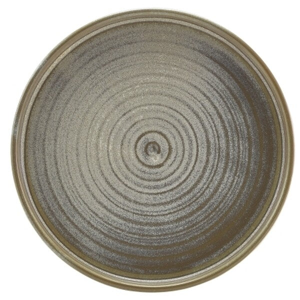 Terra Porcelain Low Presentation Plate 18cm (Box Of 6)