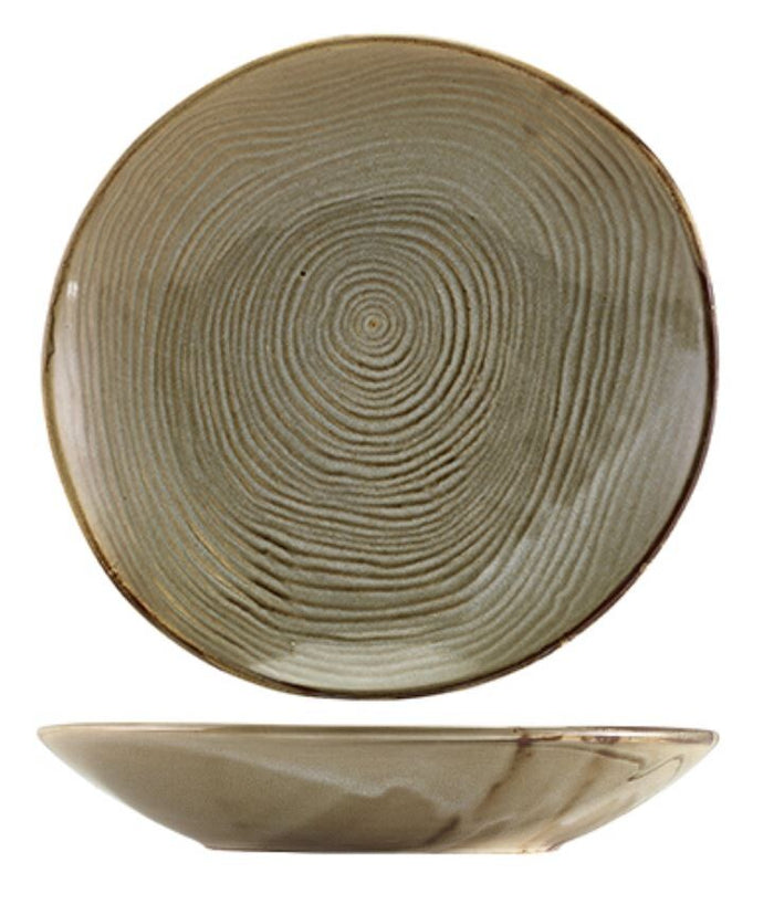 Terra Porcelain Organic Coupe Bowl 26.5cm (Box Of 6)