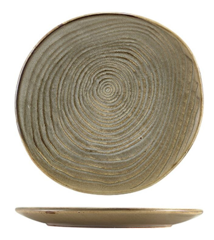 Terra Porcelain Organic Plate 21cm (Box Of 6)