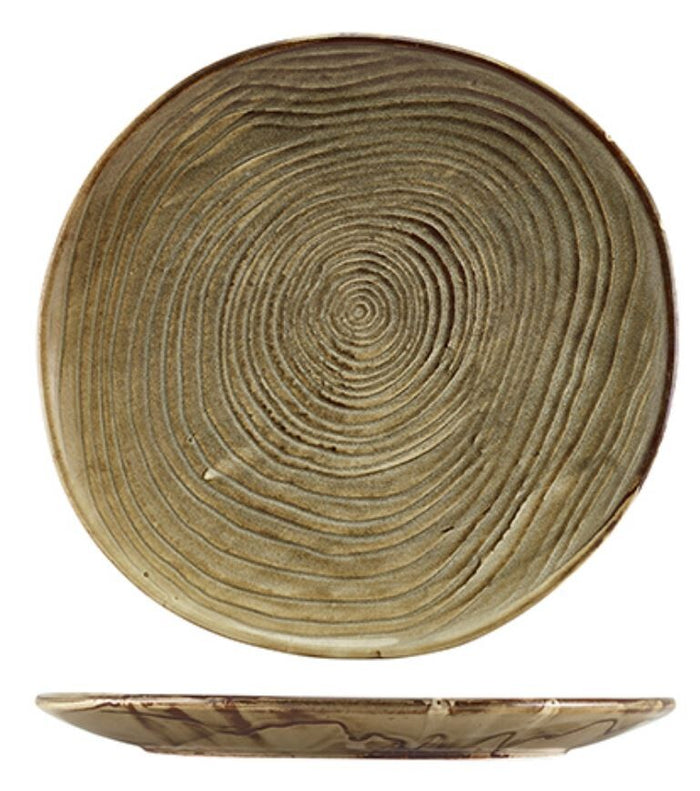 Terra Porcelain Organic Plate 28.5cm (Box Of 6)