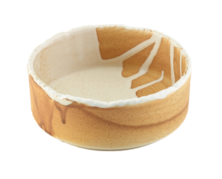 Terra Porcelain Roko Sand Presentation Bowl (Box Of 4)
