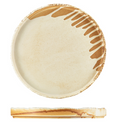 Terra Porcelain Roko Sand Presentation Plate 28cm (Box Of 4)