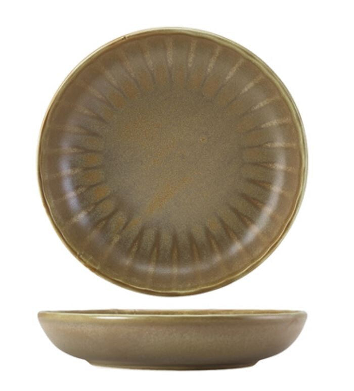 Terra Porcelain Scalloped Coupe Bowl 20.3cm x 4cm (Box Of 6)