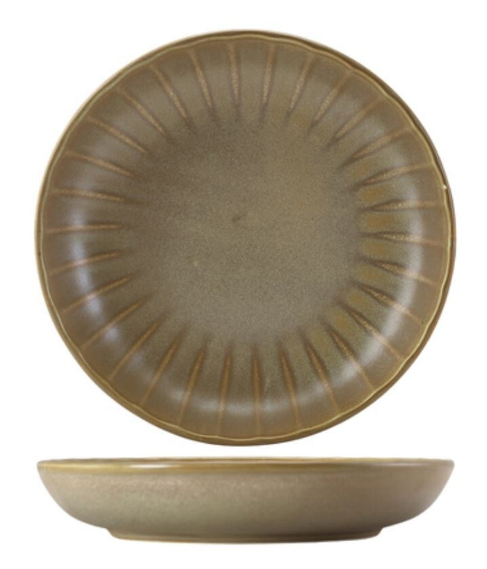 Terra Porcelain Scalloped Coupe Bowl 25.4cm x 4.5cm (Box Of 6)