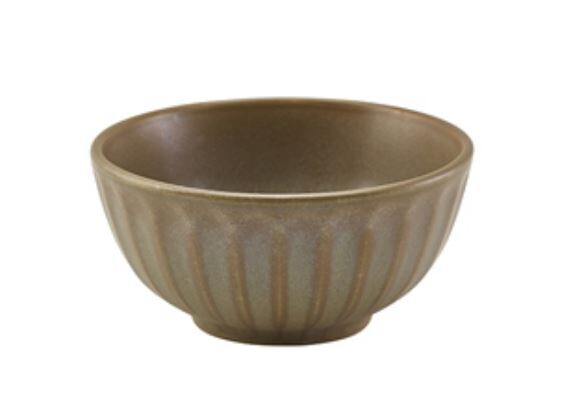 Terra Porcelain Scalloped Round Bowl 13.8cm x 6.5Cm (Box Of 6)