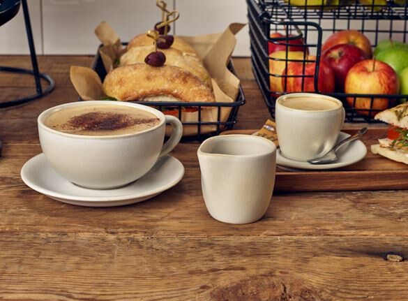 Terra Stoneware Antigo Barley Cup 30cl/10.5oz (Box Of 6)