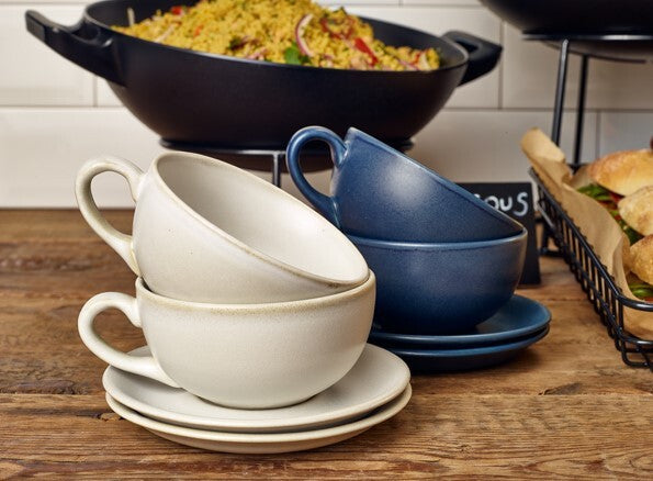 Terra Stoneware Antigo Barley Saucer 15cm (Box Of 6)