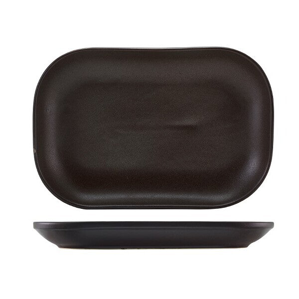 Terra Stoneware Antigo Rectangular Plate 29cm X 19.5Cm (Box Of 6)