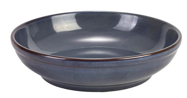 Terra Stoneware Rustic Blue Coupe Bowl 23cm (Box Of 6)