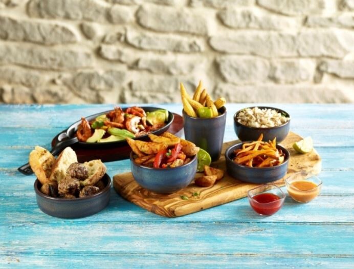 Terra Stoneware Rustic Blue Round Bowl 11.5cm (Box Of 6)