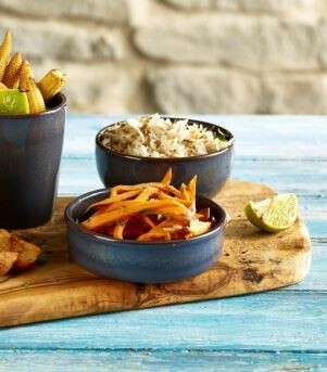 Terra Stoneware Rustic Blue Tapas Dish 13cm (Box Of 12)
