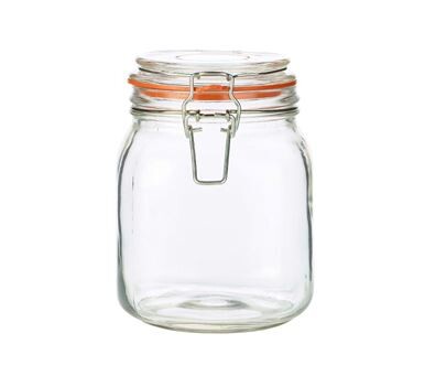 Terrine Glass Jar 1L 11 X 15cm (Box Of 6)
