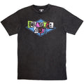 The Beastie Boys Unisex Stone Wash T-Shirt: Multicolour Logo