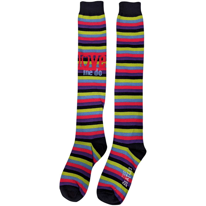 The Beatles Ladies Knee High Socks - Love Me Do  (UK SIZE 4 - 7) Rock Off