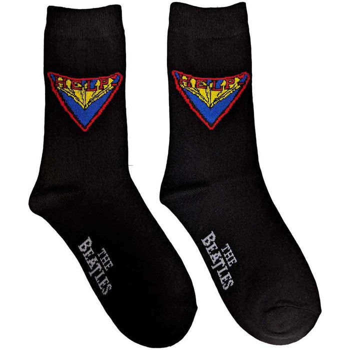 The Beatles Ladies Socks - Help (UK SIZE 7- 11) Rock Off