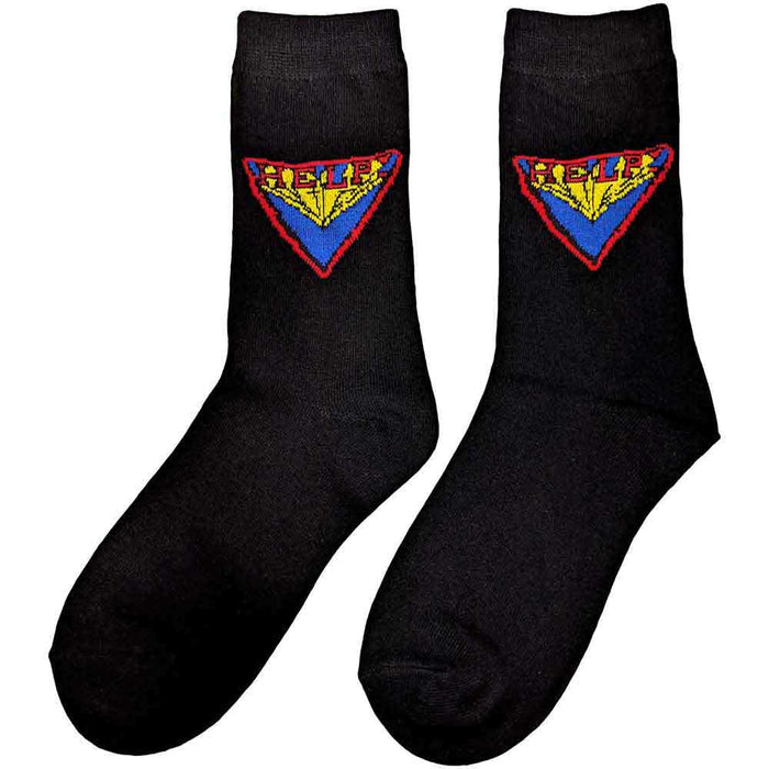 The Beatles Ladies Socks - Help (UK SIZE 7- 11) Rock Off