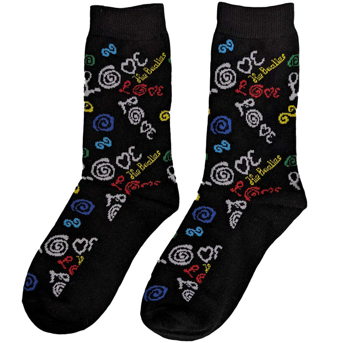 The Beatles Ladies Socks - Love  (UK SIZE 4 - 7) Rock Off