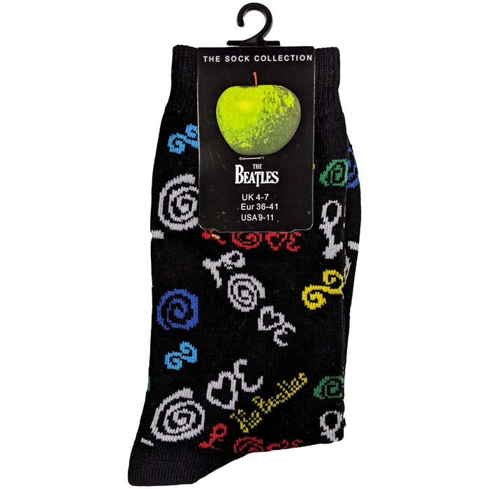 The Beatles Ladies Socks - Love  (UK SIZE 4 - 7) Rock Off