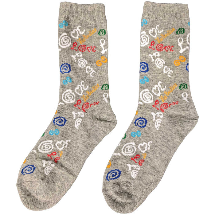 The Beatles Ladies Socks - Love  (UK SIZE 4 - 7) Rock Off