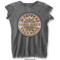 The Beatles Ladies T-Shirt - SGT Pepper Drum Rock Off