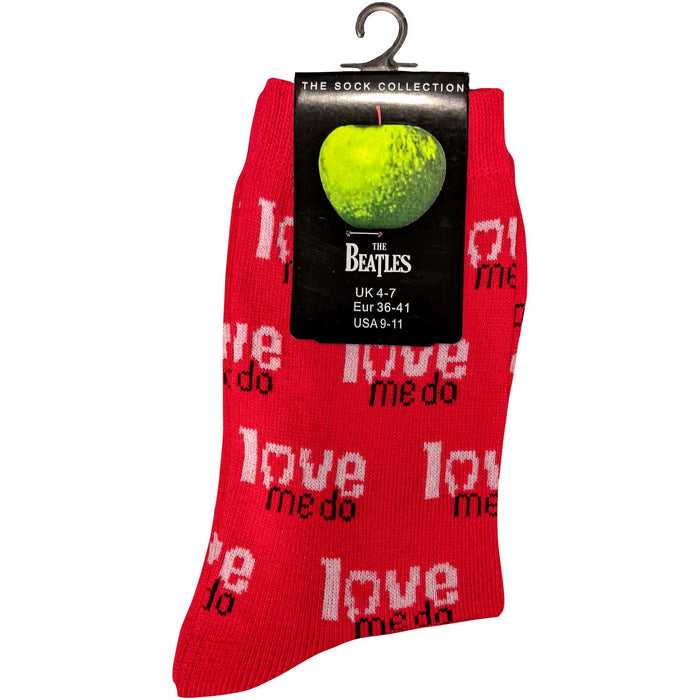 The Beatles Ladies Socks - Love Me Do (UK SIZE 4 - 7) Rock Off