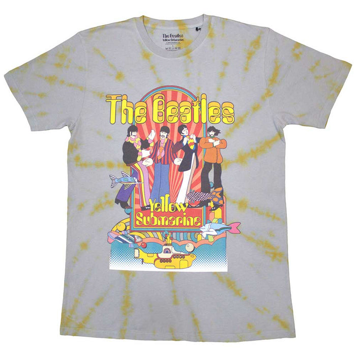 The Beatles T-Shirt-Yellow Submarine - Band & Fish Rock Off