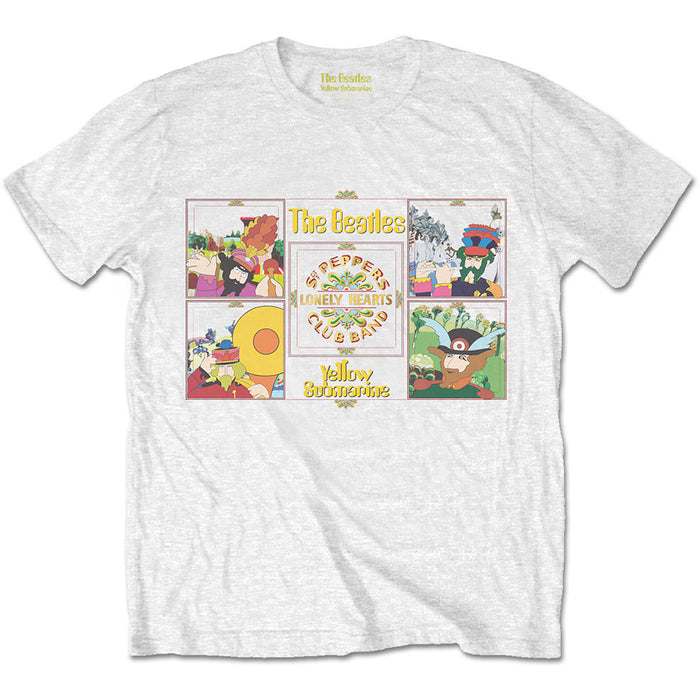 The Beatles T-Shirt-Yellow Submarine SGT Pepper Band Rock Off