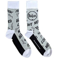 The Beatles Unisex Ankle Socks - All You Need is Love & Drum UK (SIZE 6 - 11) Rock Off