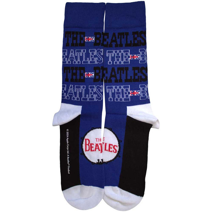 The Beatles Unisex Ankle Socks - Budokan Poster & Drum Logo (SIZE 7 - 11) Rock Off