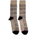 The Beatles Unisex Ankle Socks - For Sale Text Outlines Repeat (SIZE 7 - 11) Rock Off