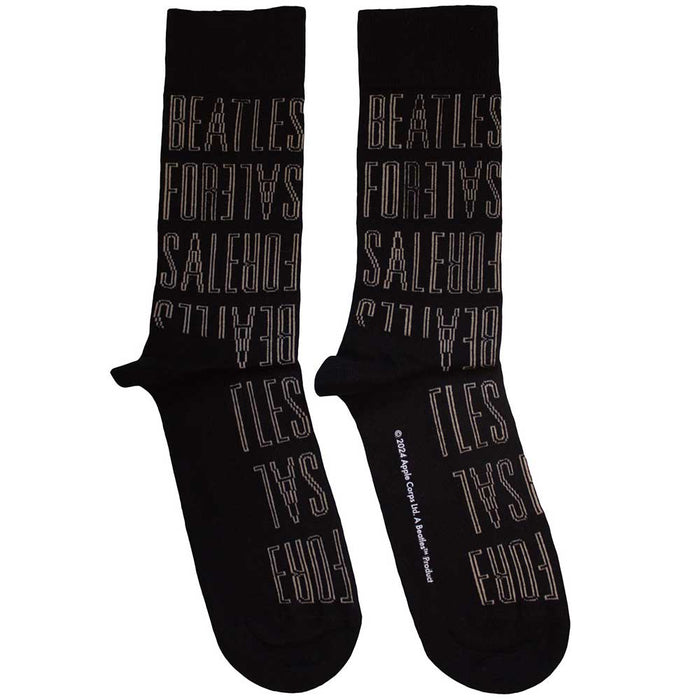 The Beatles Unisex Ankle Socks - For Sale Text (SIZE 7 - 11) Rock Off