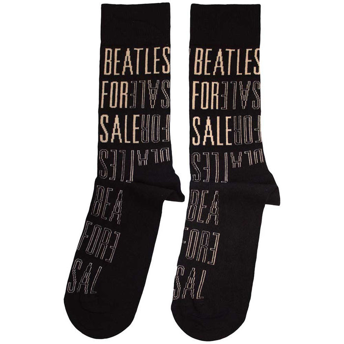 The Beatles Unisex Ankle Socks - For Sale Text (SIZE 7 - 11) Rock Off