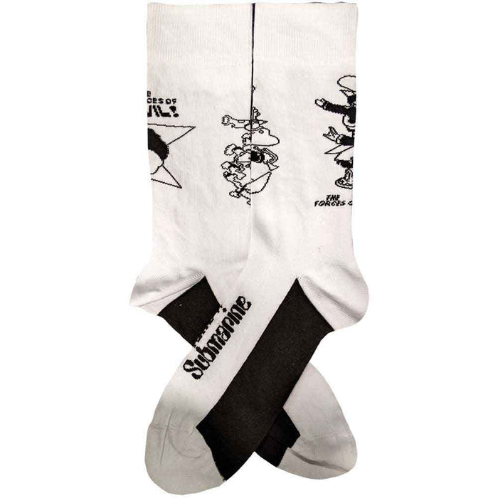 The Beatles Unisex Ankle Socks - Good v Evil Rock Off