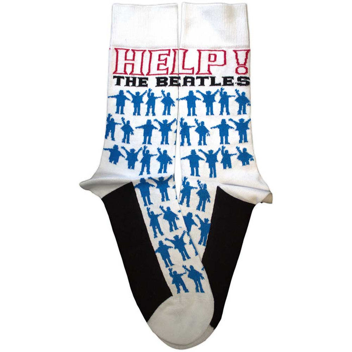 The Beatles Unisex Ankle Socks - Help!  Silhouettes (SIZE 7 - 11) Rock Off