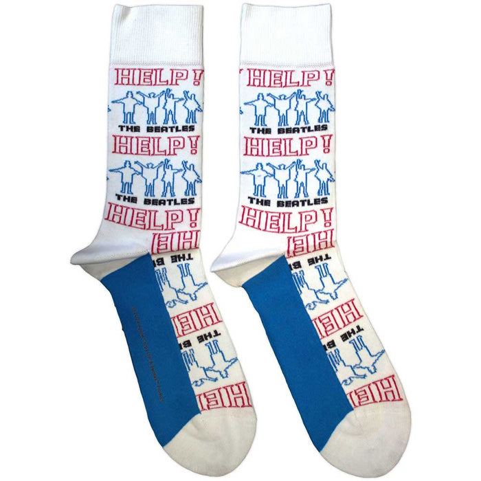 The Beatles Unisex Ankle Socks - Help! (SIZE 7 - 11) Rock Off