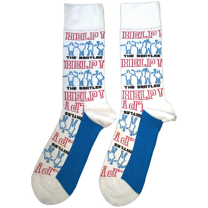 The Beatles Unisex Ankle Socks - Help! (SIZE 7 - 11) Rock Off