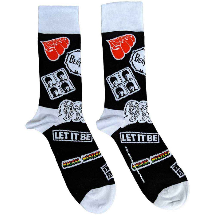 The Beatles Unisex Ankle Socks - Icons UK (SIZE 6 - 11) Rock Off