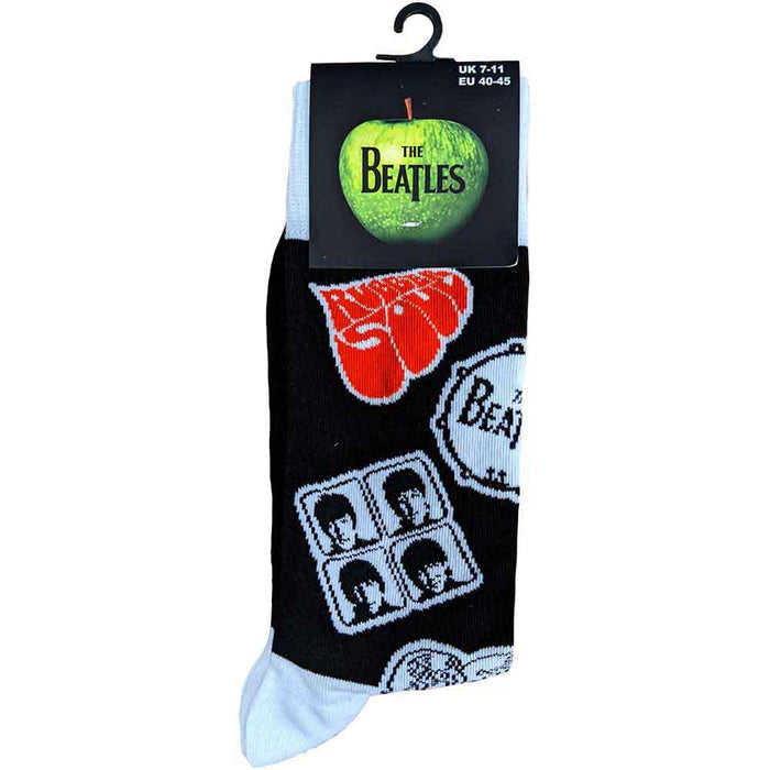 The Beatles Unisex Ankle Socks - Icons UK (SIZE 6 - 11) Rock Off