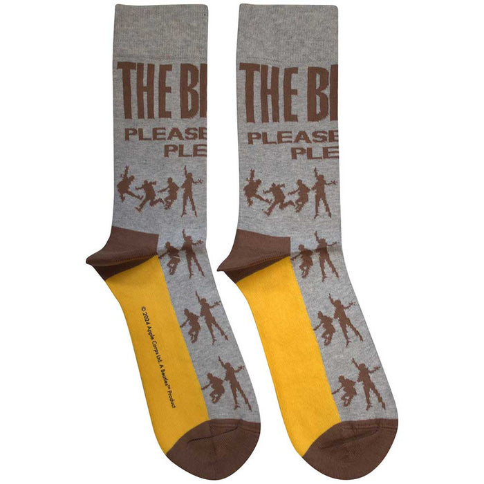 The Beatles Unisex Ankle Socks - Please Please Me Silhouettes (SIZE 7 - 11) Rock Off