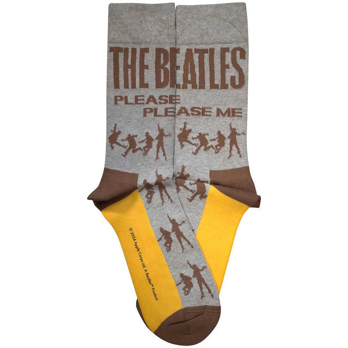 The Beatles Unisex Ankle Socks - Please Please Me Silhouettes (SIZE 7 - 11) Rock Off