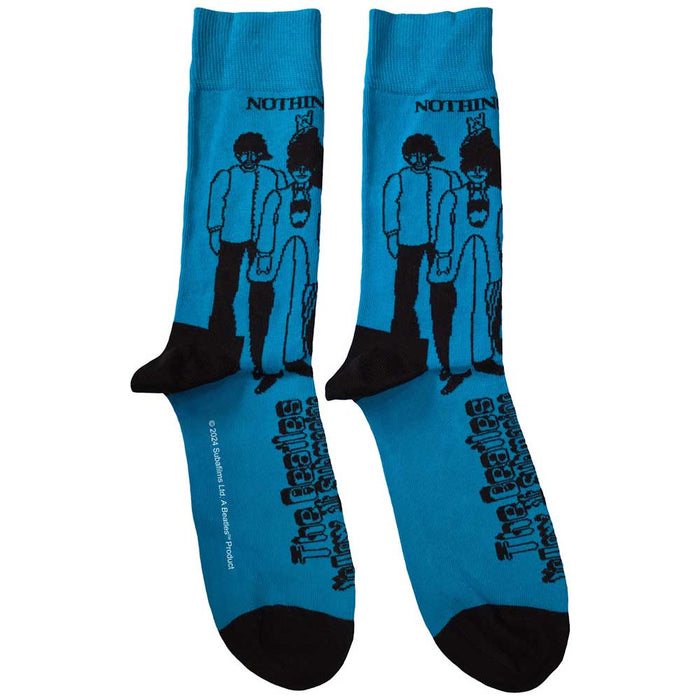 The Beatles Unisex Ankle Socks - Sub & Band Outlines Rock Off