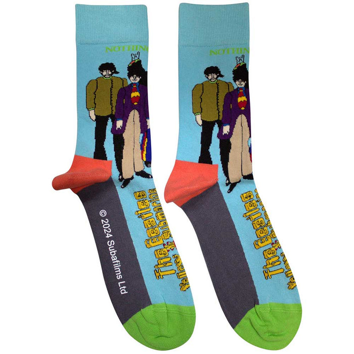 The Beatles Unisex Ankle Socks - Sub & Band Rock Off