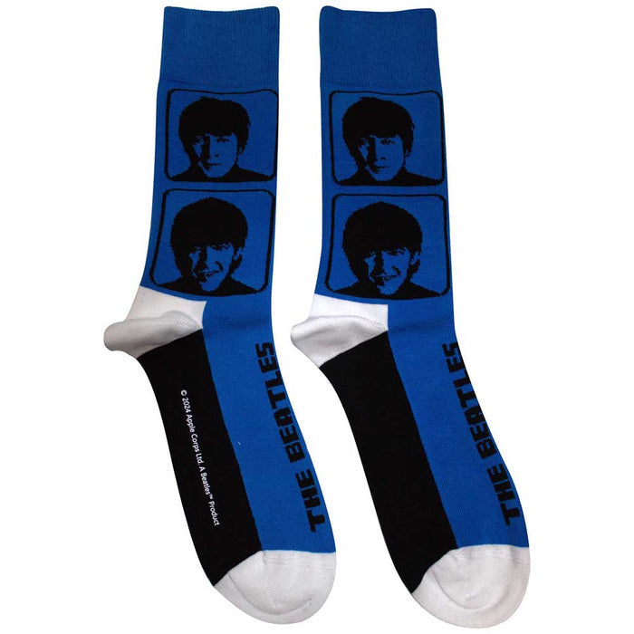 The Beatles Unisex Ankle Socks -Hard Day's Night Headshots (SIZE 7 - 11) Rock Off