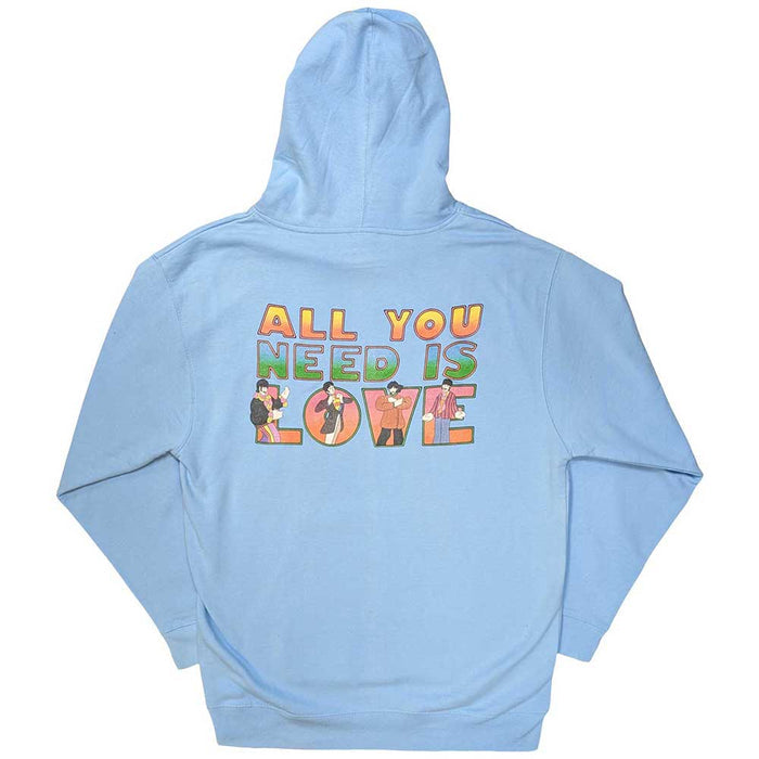 The Beatles Unisex Pullover Hoodie - All You Need is Love Rock Off