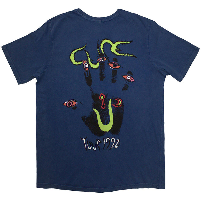 The Cure Unisex Stone Wash T-Shirt: Wish Tour '92