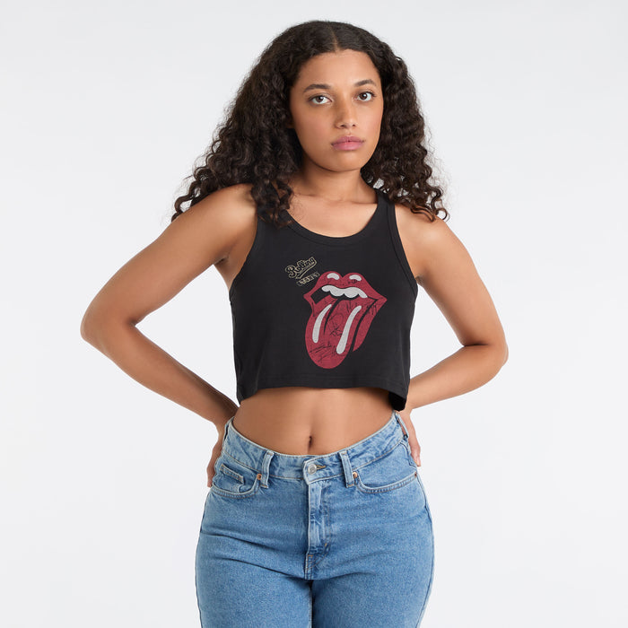 The Rolling Stones Baby Crop Top, Ladies Amplified