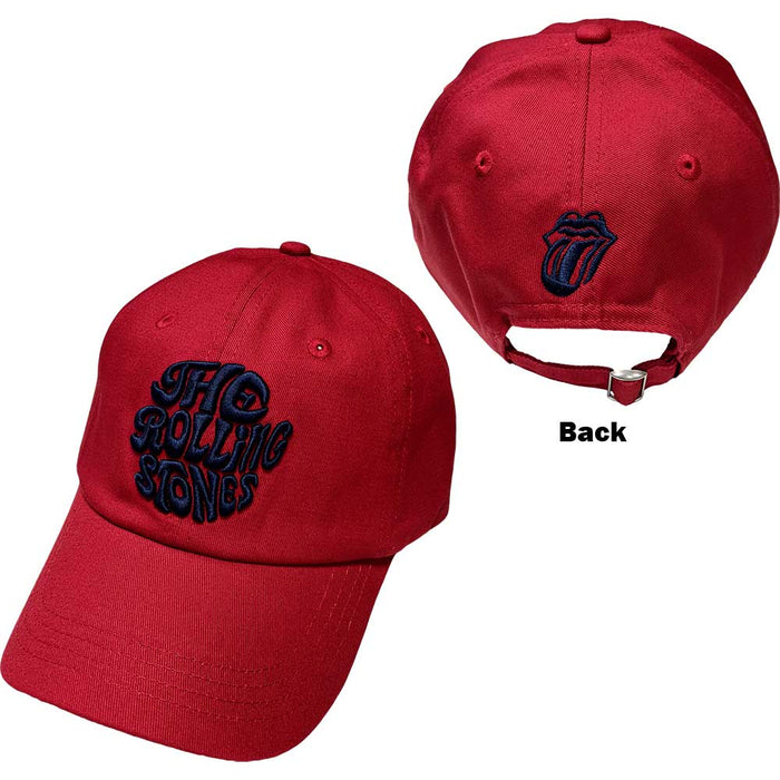 The Rolling Stones Baseball Cap - VINTAGE 70S LOGO Rock Off