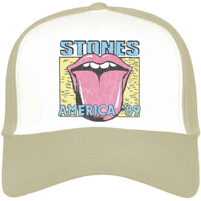 The Rolling Stones Mesh Back Cap - AMERICA '89 TOUR MAP Rock Off