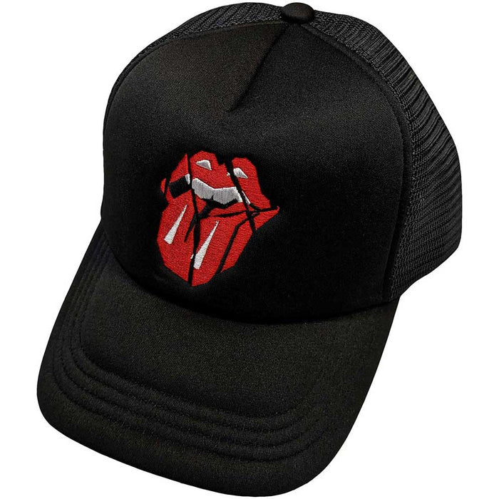 The Rolling Stones Mesh Back Cap -  Hackney Diamonds Shards Rock Off